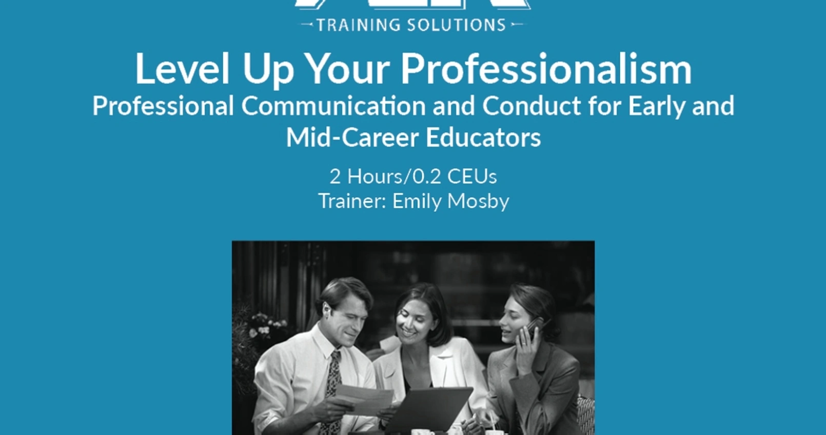 Professional business communication training session